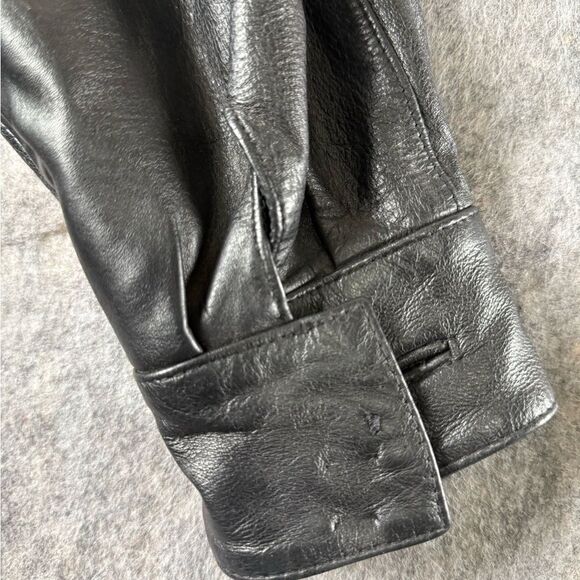 Fitz Wright Leather Jacket Womens Size XL Black 100% Leather *see description* - Picture 13 of 13